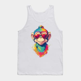 colorful monkey Tank Top